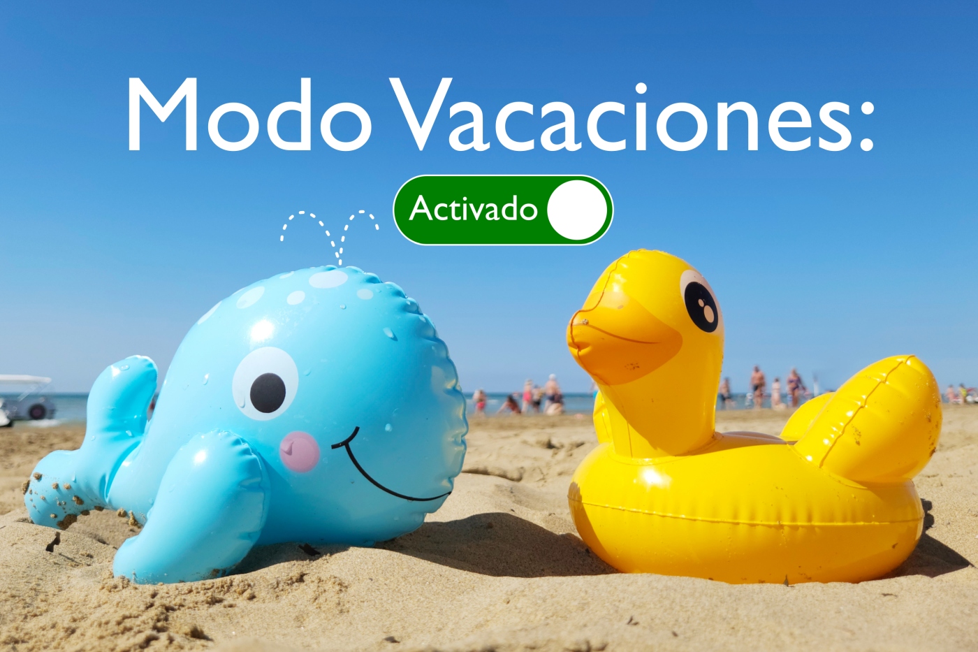Cerrado por vacaciones creativo