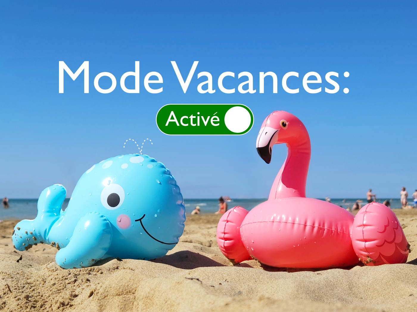 Fermeture pour vacances créative