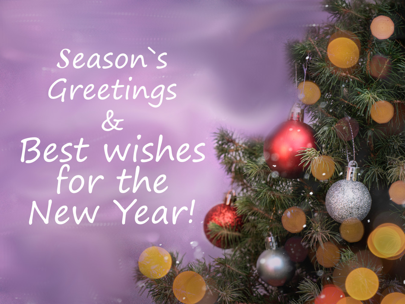Seasons Greetings Happy New Year