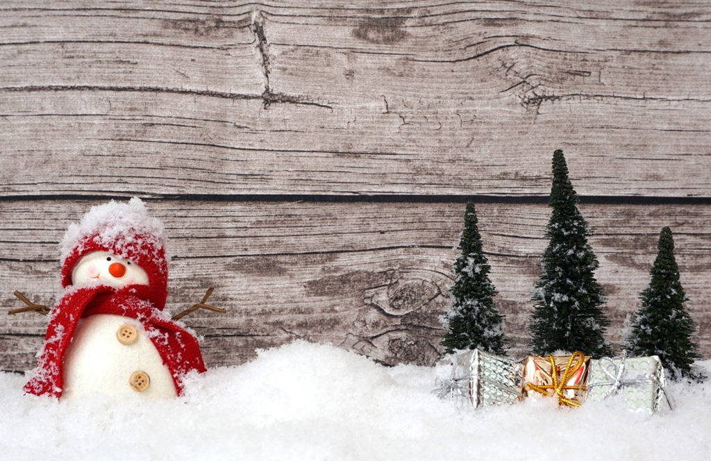 Weihnachten Schneemann Geschenke